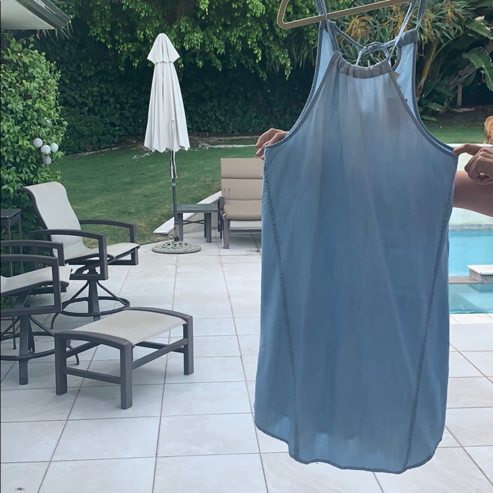Blue dress